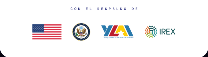 Con el respaldo de EE.UU., Dept of State, YLAI, IREX